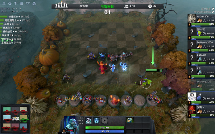 场上的局势 场上的局势